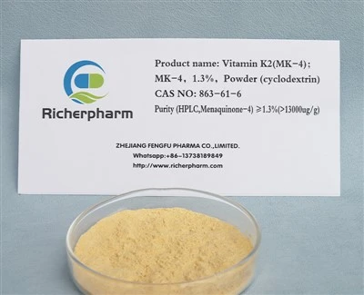 Vitamin K2 (MK-4); MK-4, 1.3%, Powder (Cyclodextrin) CAS 863-61-6